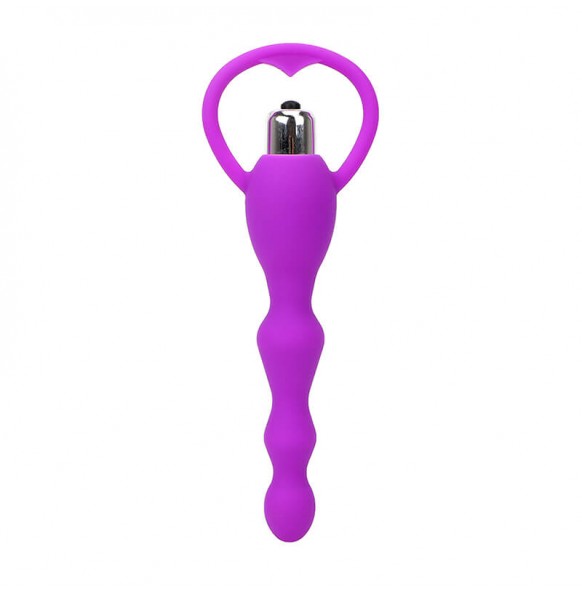 Soft Anal Beads Butt Plug Vibrator (Chargeable - Purple) Soft Anal Beads Butt Plug Vibrator (Chargeable - Purple)